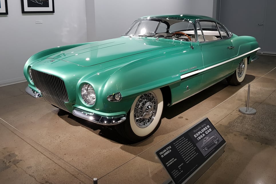 This 1954 Plymouth Explorer concept might be American, but its body was made by Carrozzeria Ghia in Turin, Italy. (image credit: Malcolm Flynn)