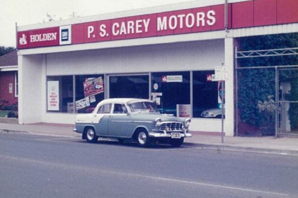 FC Holden back at the dealership for a service in the 1980's. (image credit: Ross Vasse)
