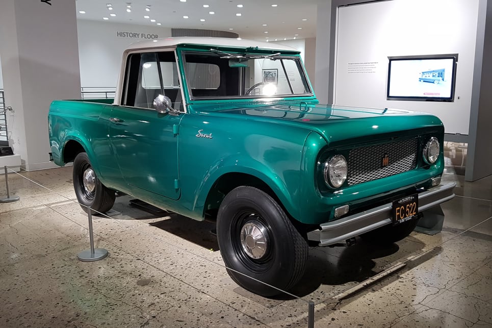 No it's not a custom Ford Bronco, but a 1961 International Scout 80. (image credit: Malcolm Flynn)