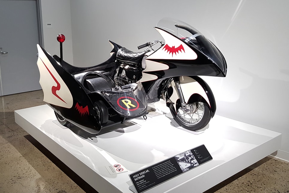 The Batcycle appeared in the '60s Adam West/Burt Ward Batman TV series. (image credit: Malcolm Flynn)