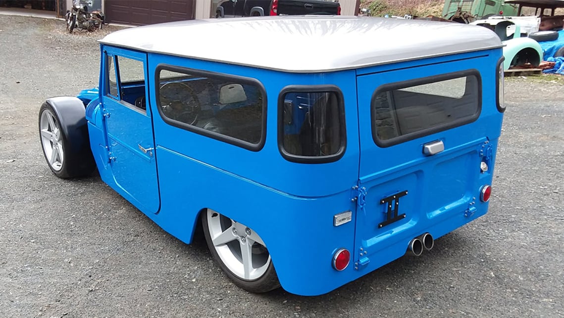 There's a hint of American hot rod about this FJ. (image credit: Mad Goat Customs)