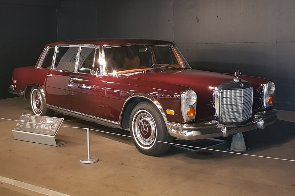 While the Mercedes-Benz 600 is famous for being one of the most expensive cars when new, this particular example was driven by Jack Nicholson in the 1987 film, The Witches of Eastwick. (image credit: Malcolm Flynn)