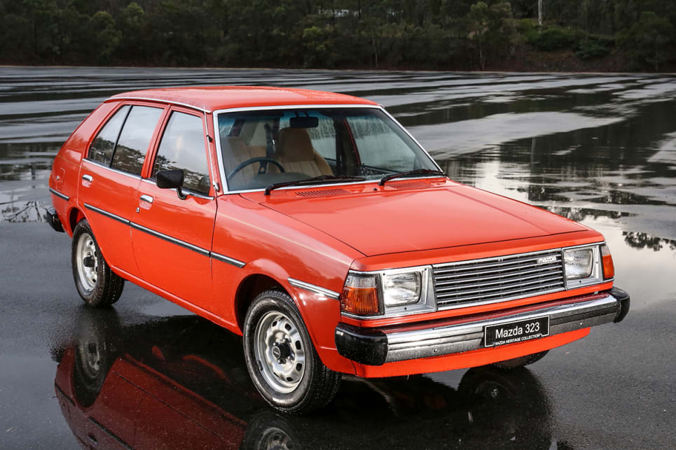Mazda's 1980 323 fits into the unmodified category, with its only big treat being fresh paint.