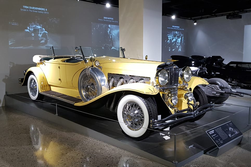 Compared to a yellow Rolls-Royce used in The Great Gatsby book, Baz Luhrmann decided to use a Duesenberg replica for his 2015 film adaptation. Thanks to the late model Ford engine and transmission, the replica was cheaper, more reliable, and easier to maintain than the car in the book. (image credit: Malcolm Flynn)