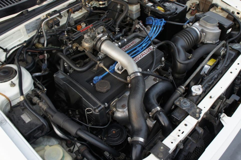 The same engine could be found in the Ford Laser TX3 Turbo. (image credit: Right Foot Down)