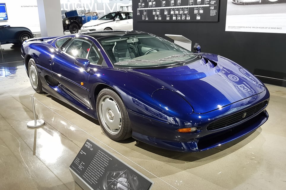The XJ220, while initially supposed to be equipped with a DOHC Jaguar V12, ended up being powered by a twin-turbo Rover V6. (image credit: Malcolm Flynn)