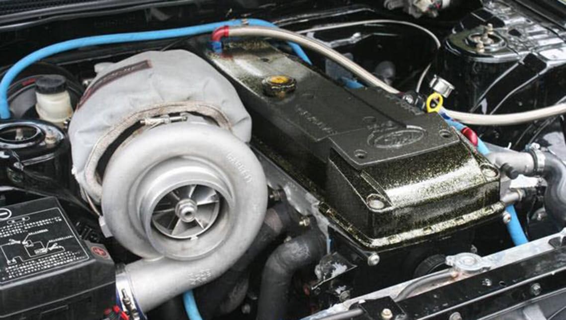 That turbo is bigger than a newborn baby. (image credit: Barra Powered)
