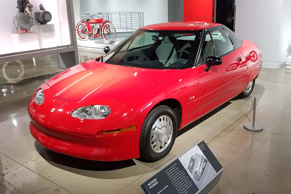 When the GM EV1 was released in 1996 it became the very first mass-produced electric car from a major manufacturer. (image credit: Malcolm Flynn)