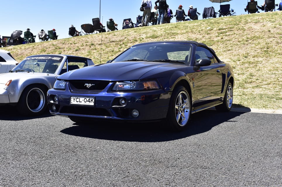 Imagine placing a 6.8-litre V10 in this Mustang like what Tickford did in 2001. (image credit: Mitchell Tulk)
