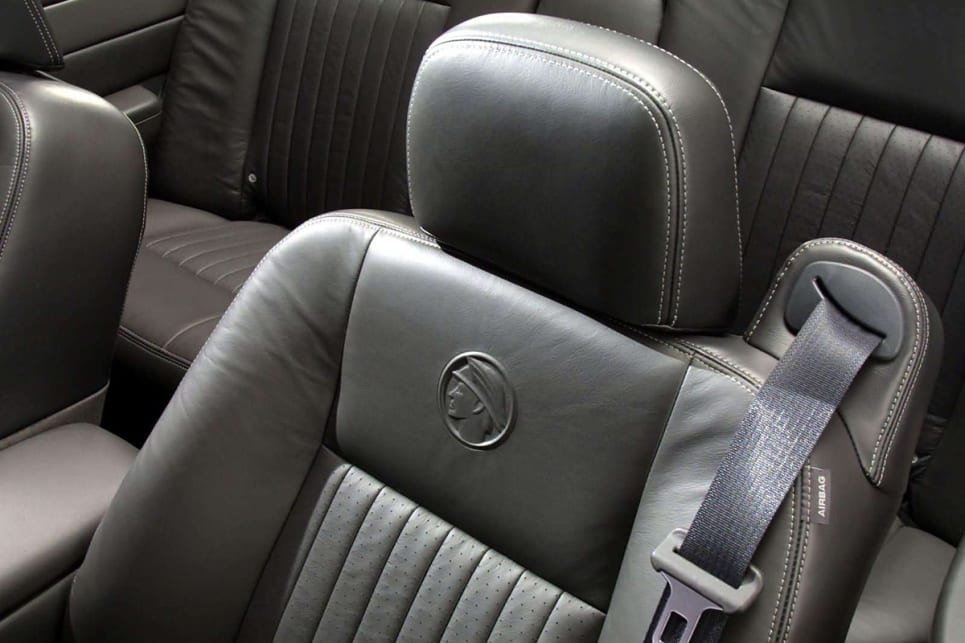 While the perforated seats look cool, we doubt the leather is genuine.