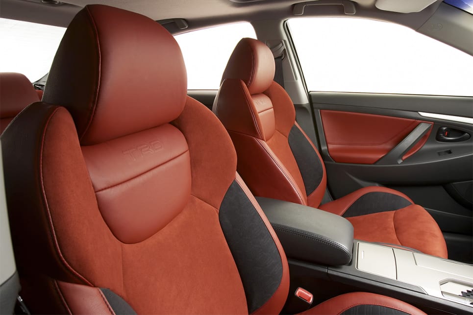 Nothing says sporty quite like a red interior.