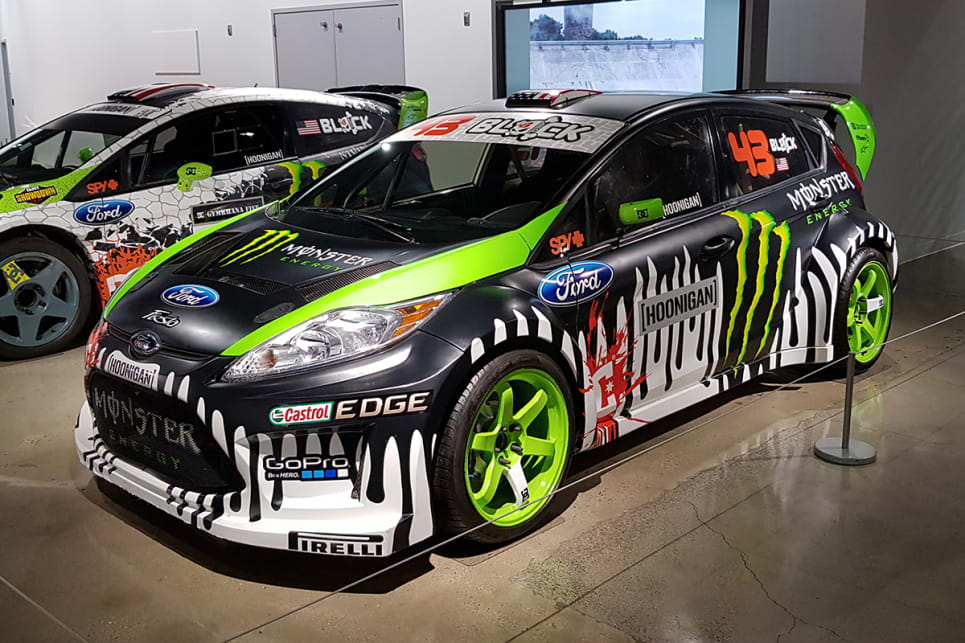 With over 480kW and a six-speed sequential gearbox, Ken Block's Ford Fiesta is one of the most mental cars in the museum. This one was featured in Gymkhana Three, where upon it drifted up a 51-degree incline at a French Autodrome. (image credit: Malcolm Flynn) 