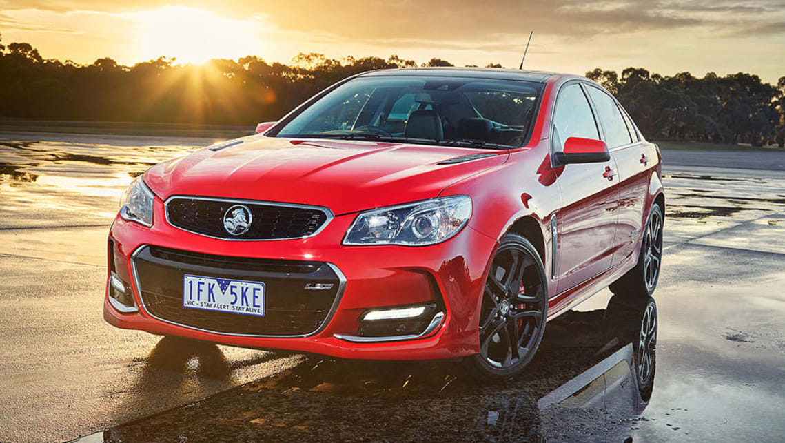 The Holden VF Commodore is one of the few cars in Australia that can fit three ISOFIX car seats across the back seat.
