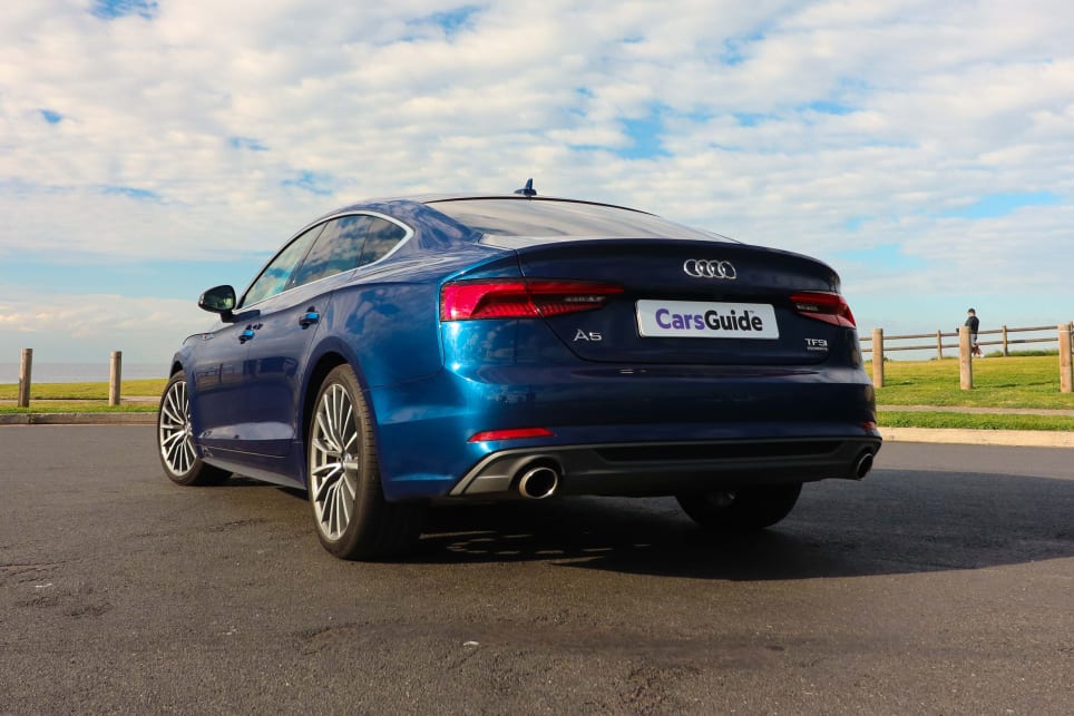 The side profile of the A5 is one of the prettiest shapes on the road today.