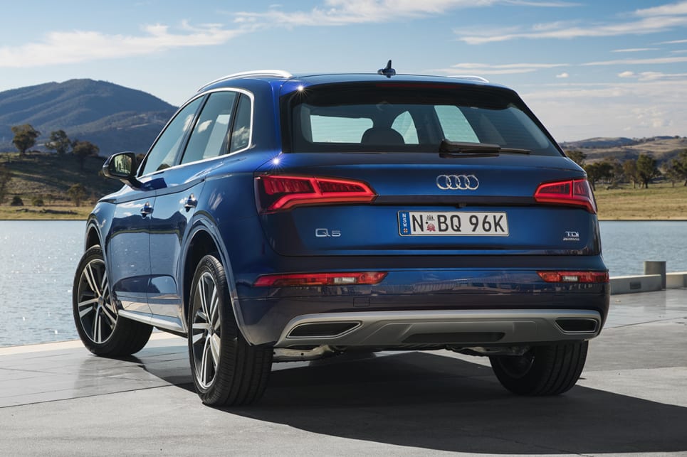 You can pick the new Q5 from the previous one courtesy of a distinctive shoulder line.  (Audi Q5 2L TDI Sport variant shown)