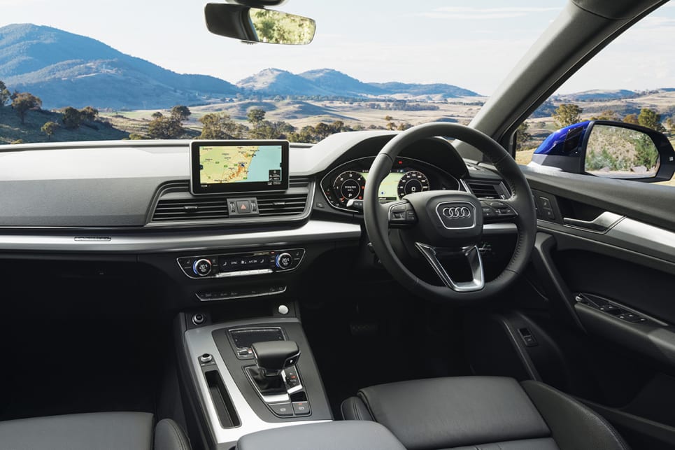 The Q5’s cabin is completely new. (Audi Q5 2L TDI Sport variant shown)