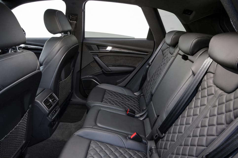 In the back row you’ll find two cupholders in the fold-down centre armrest and two more up front.