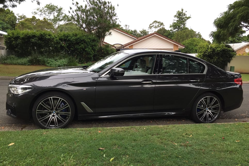The exterior form of this new 540i is subtle and sleek, self-assured grandeur without the theatrics. (Image credit: Vani Naidoo)