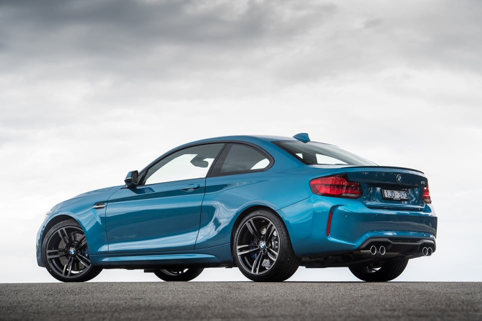 Rolling on 19-inch, ultra-high-performance Michelin semi-slick rubber the M2 is never going to waft like a limousine.