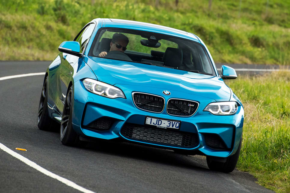 Try not to smile as that g-force shoves you back in your seat. You won’t succeed. (M2 coupe pictured)