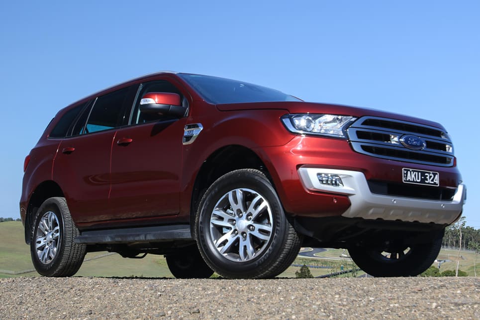 2017 Ford Everest (Trend 4WD variant shown). (Image credit: Tim Robson)