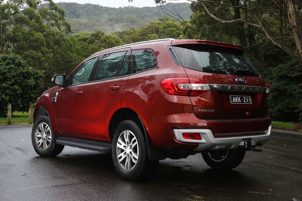 2017 Ford Everest (Trend 2WD variant shown). (Image credit: Tim Robson)