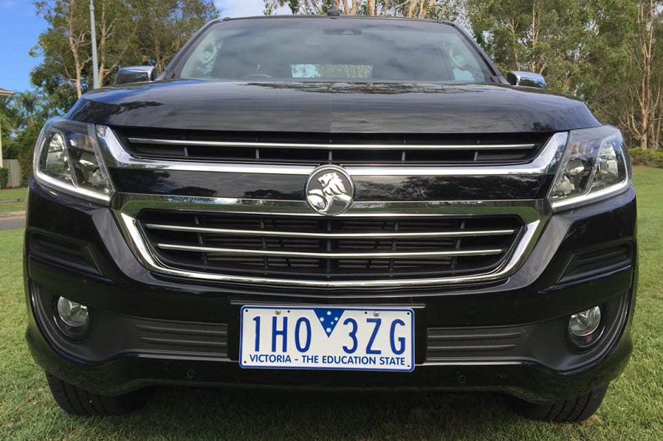 with its new straighter dual grille, aggressive stance and refreshed headlight arrangement, the Colorado looks the part. (Image credit: Vani Naidoo)