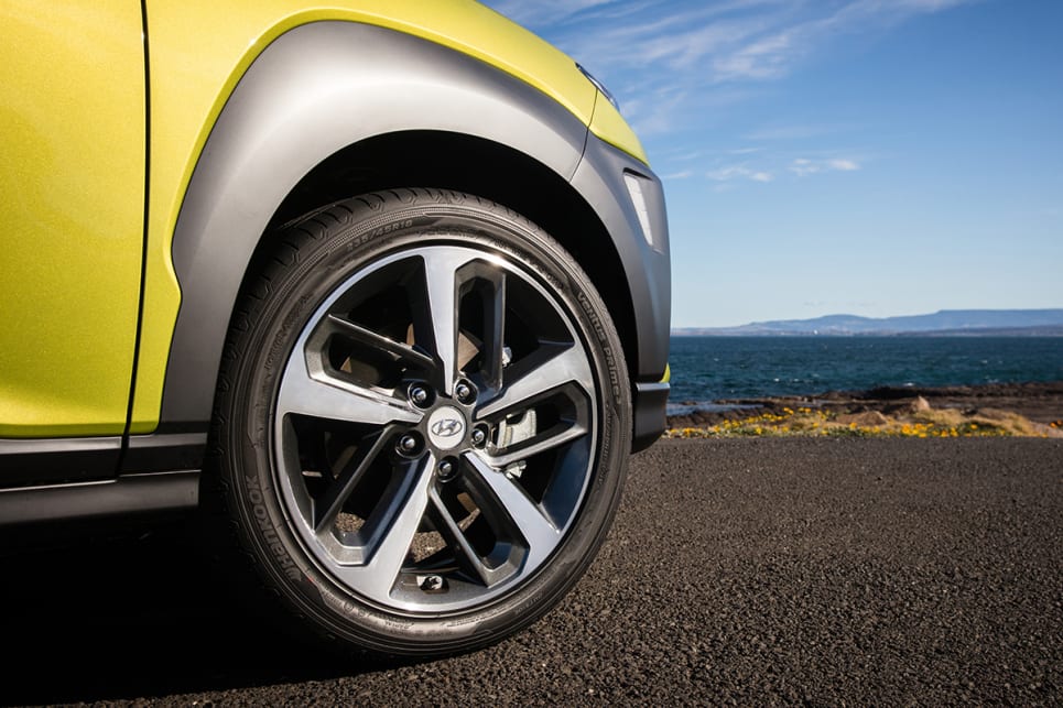The Highlander gets the biggest 18-inch alloy wheels.