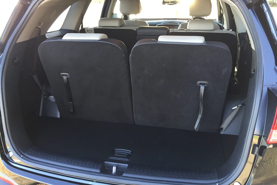 With all seven seats in place the boot still manages a healthy 320 litres. (image credit: Vani Naidoo)