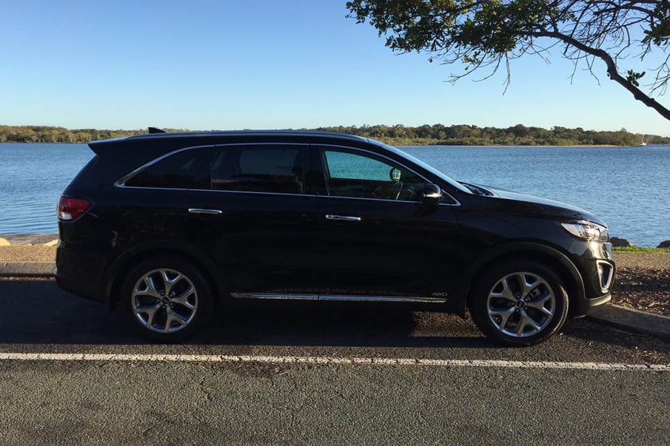 The Sorento is a handsome looking chap, sleek and sophisticated, sitting low on its haunches. (image credit: Vani Naidoo)
