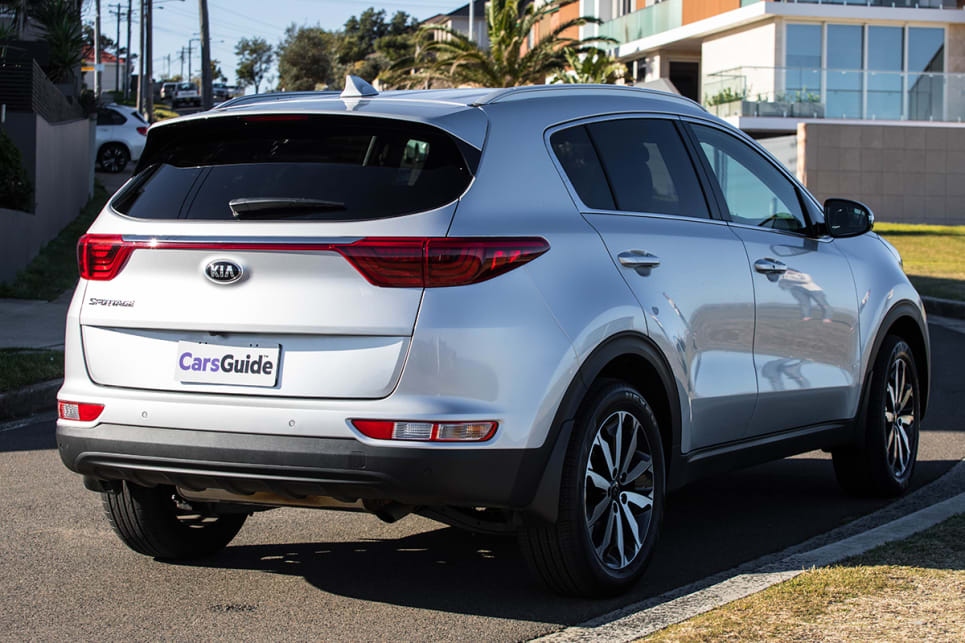 Some larger SUVs can feel quite heavy, but the Sportage is a great size and was quite easy to park. (image credit: Dean McCartney)