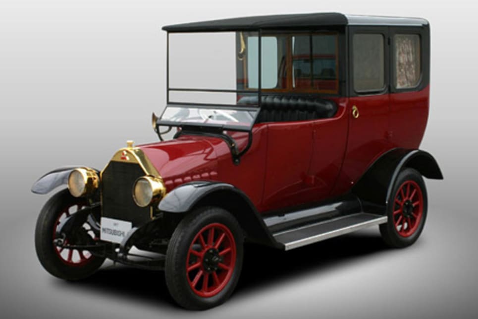It's interesting to see how far car design has come over the last 100 years. (image credit: Mitsubishi)