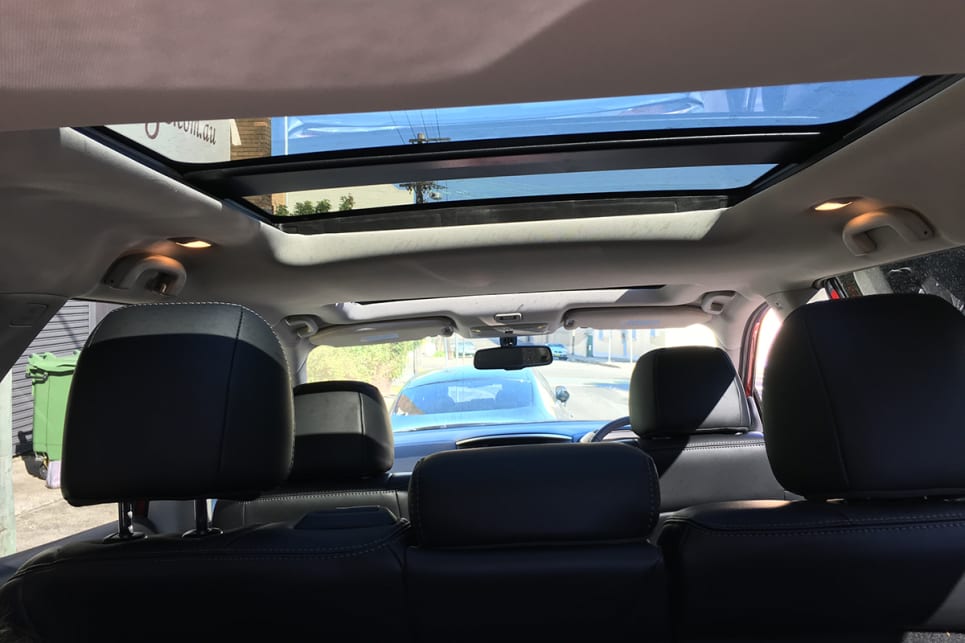 The Pathfinder has a panoramic roof that the kids love. (image credit: Stephen Corby)