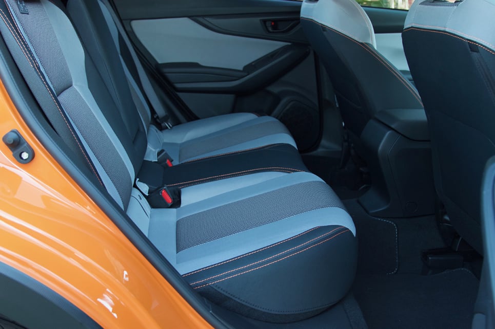 Rear-seat passengers are big winners in the new XV, with more legroom and headroom. (image credit: Peter Anderson)