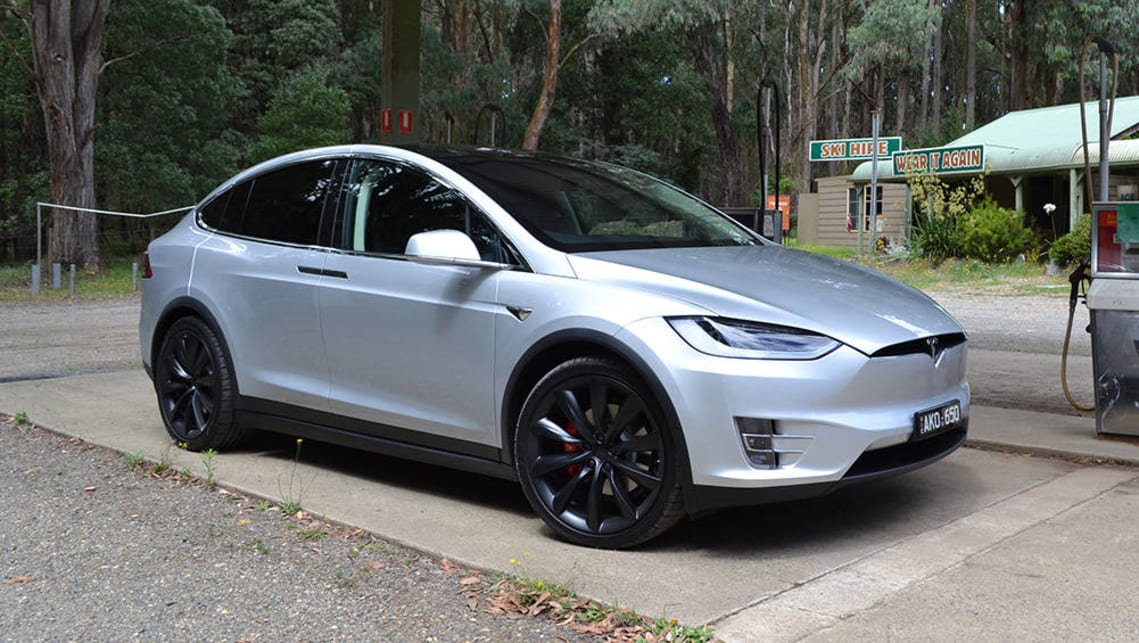 The Tesla Model X is one of the few cars in Australia that can fit three ISOFIX car seats across the back seat.