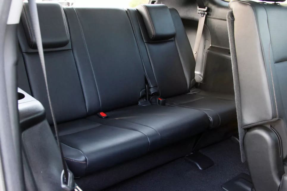 Head and legroom are scarce in the third row, but not any worse than most in the segment. (GXL AWD spec shown.) (image credit: Peter Anderson)