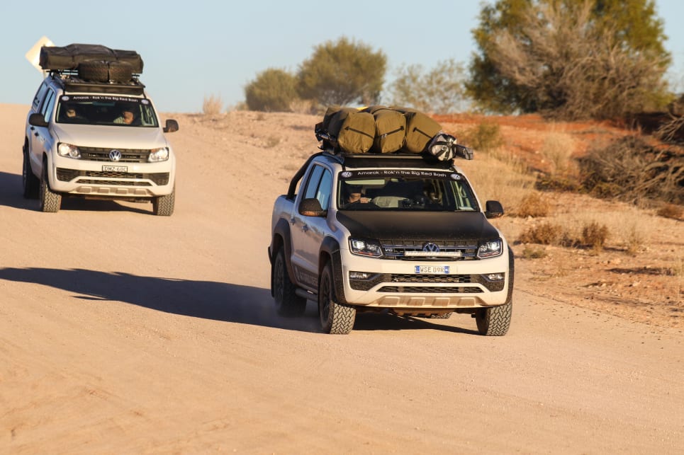 With a fully laden Amarok, our pace was steady and solid.