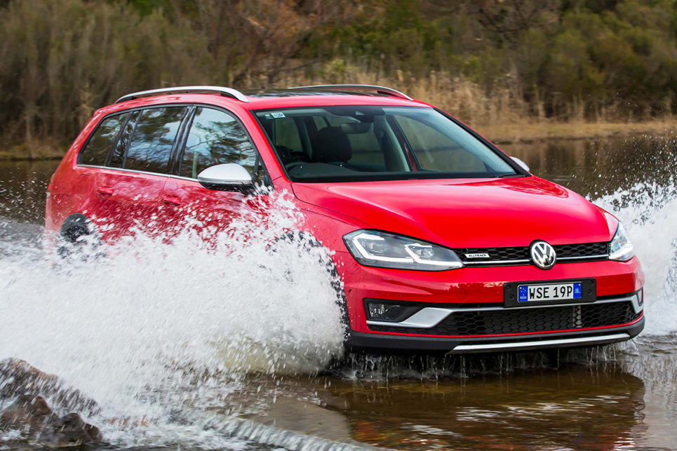 The Alltrack matches the Golf hatch and wagon for refinement and dynamic response. (Volkswagen Golf Alltrack shown)
