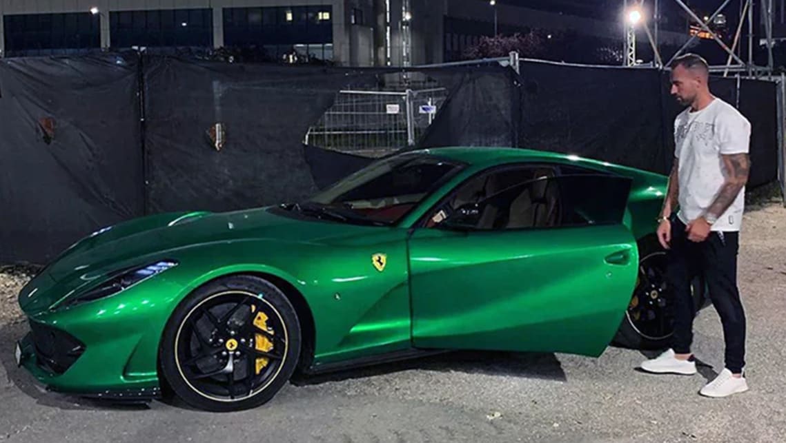 Green sales ferrari shoes