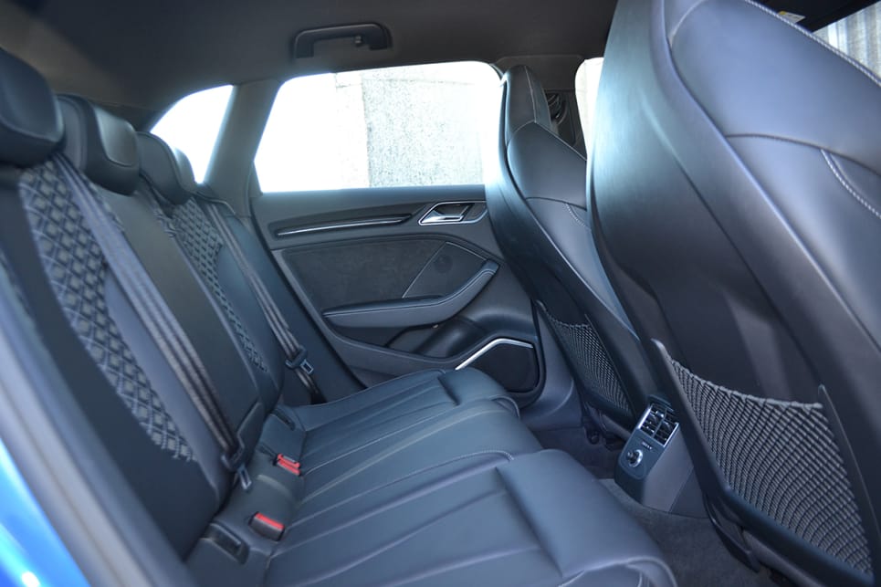The Sportback seats three across the second row, but you won’t want to be in the middle seat.