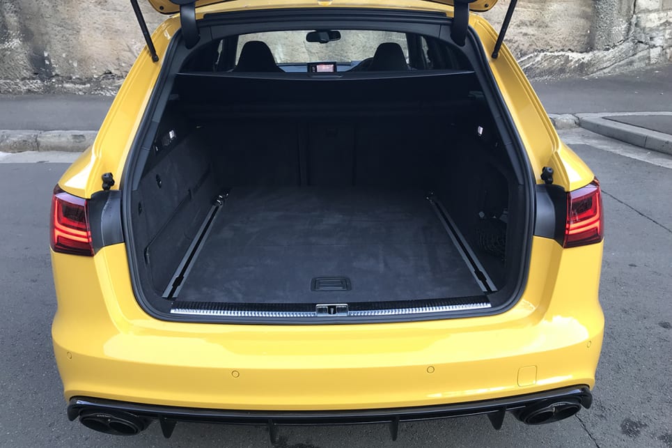 With the rear seat upright there's 565 litres of storage space on offer. (image: James Cleary)