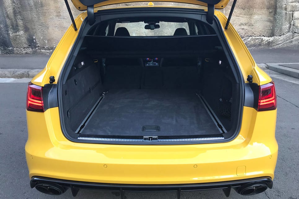 With the 60/40 split-folding backrest down boot space increases to no less than 1680 litres (to roof height). (image: James Cleary)