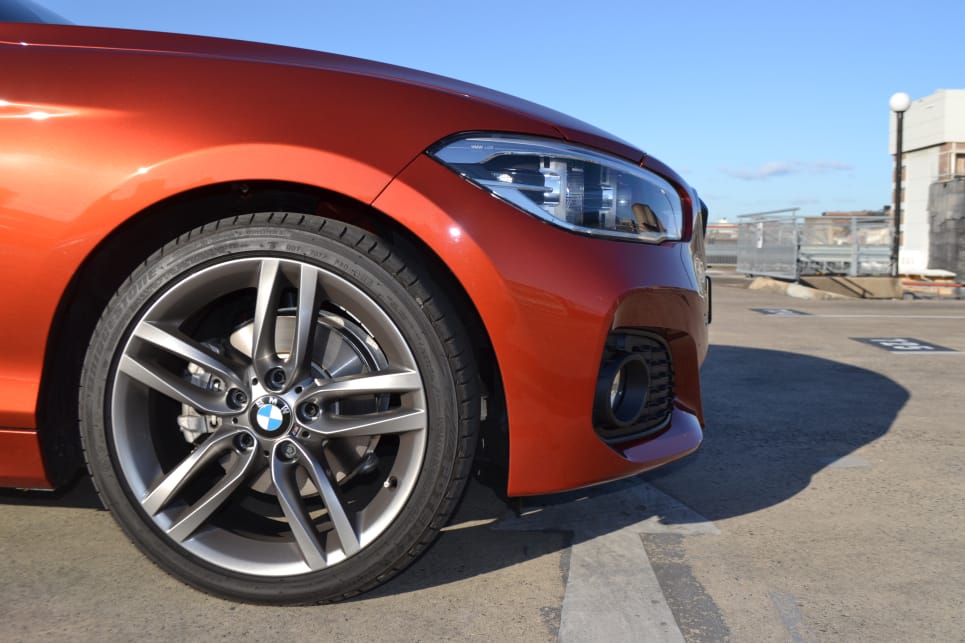 Our 120i had the M Sport Package and 18-inch alloy wheels.