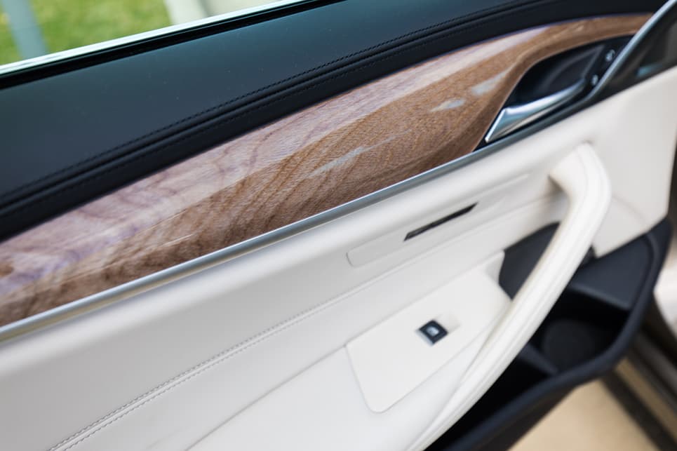 The light wood accents along the doors and the dash are bang on trend. (image credit: Dean McCartney)