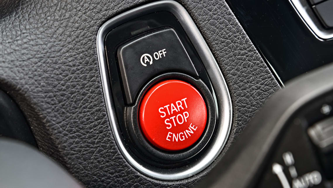 BMW's keyless entry comes equipped with a push-button start.