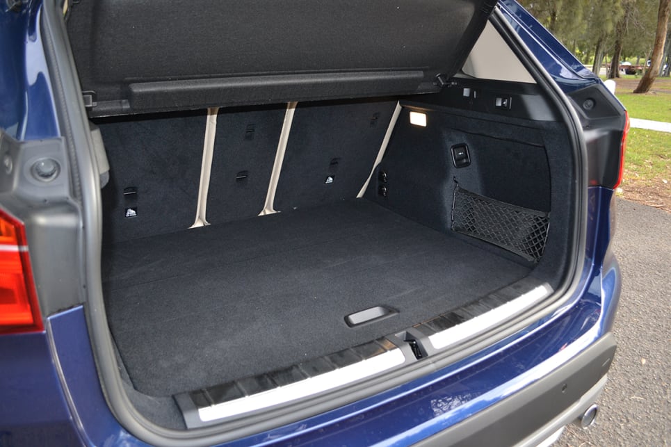 The X1’s cargo capacity falls short of the X3’s by 45 litres at 505 litres. (image credit: Richard Berry)
