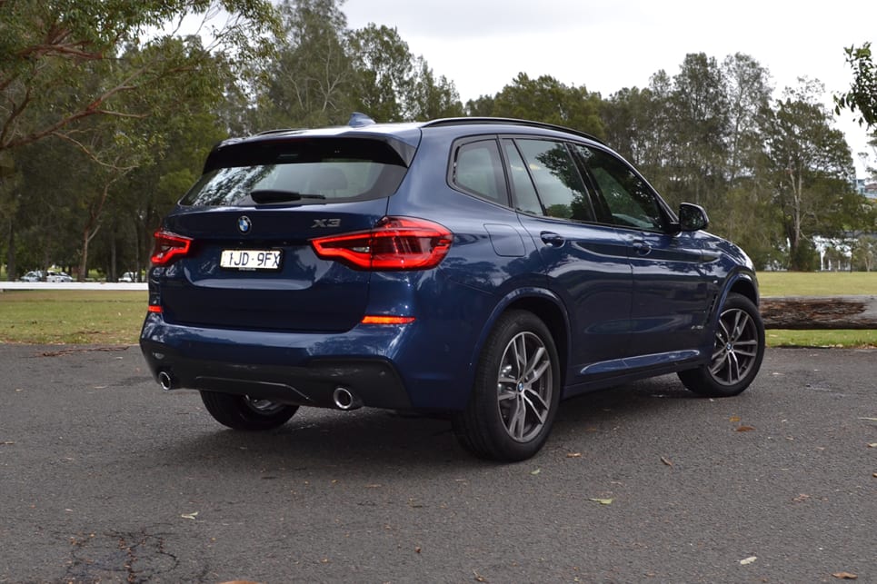 The X3 is a better-looking SUV than the Q5, GLC and XC60. (image credit: Richard Berry)