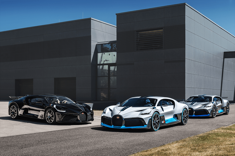 The Bugatti Divo has a top speed of 380km/h.