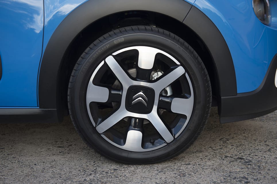 17-inch 'diamond-cut' alloy wheels come as standard.
