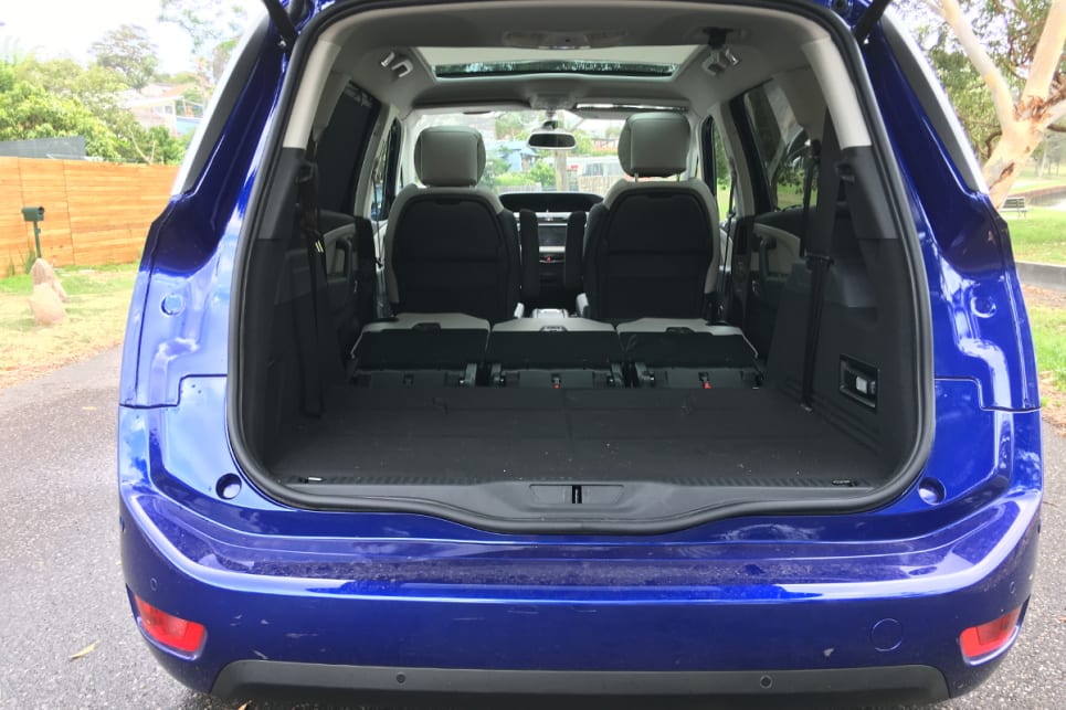 Once you flatten those two back rows of seats, the Grand C4 Picasso genuinely becomes like  a little mobile moving van. (image credit: Andrew Chesterton)